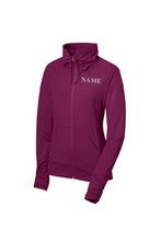 Load image into Gallery viewer, Iowa Specialty Clinics Sport-Tek® Ladies Sport-Wick® Stretch Full-Zip Jacket