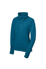 Load image into Gallery viewer, Iowa Specialty Clinics Sport-Tek® Ladies Sport-Wick® Stretch Full-Zip Jacket