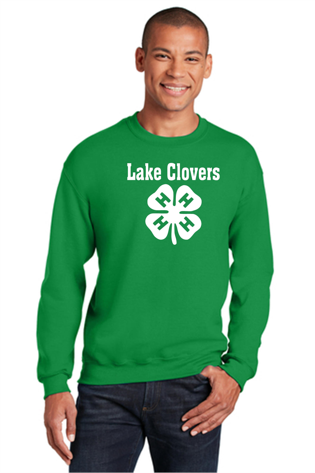 Lake Clovers 4-H Crew Neck Sweatshirt