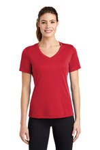 Load image into Gallery viewer, Iowa Specialty Sport-Tek® Ladies PosiCharge® Competitor™ V-Neck Tee