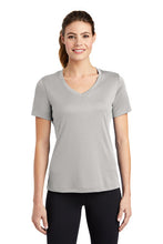 Load image into Gallery viewer, Iowa Specialty Sport-Tek® Ladies PosiCharge® Competitor™ V-Neck Tee