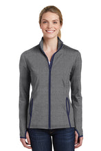 Load image into Gallery viewer, Iowa Specialty Hospital Business Office  Sport-Tek® Ladies Sport-Wick® Stretch Contrast Full-Zip Jacket