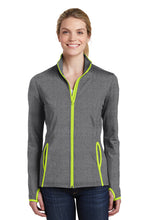 Load image into Gallery viewer, Iowa Specialty Hospital Business Office  Sport-Tek® Ladies Sport-Wick® Stretch Contrast Full-Zip Jacket