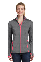 Load image into Gallery viewer, Iowa Specialty Sport-Tek® Ladies Sport-Wick® Stretch Contrast Full-Zip Jacket