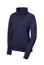 Load image into Gallery viewer, Iowa Specialty Clinics Sport-Tek® Ladies Sport-Wick® Stretch Full-Zip Jacket